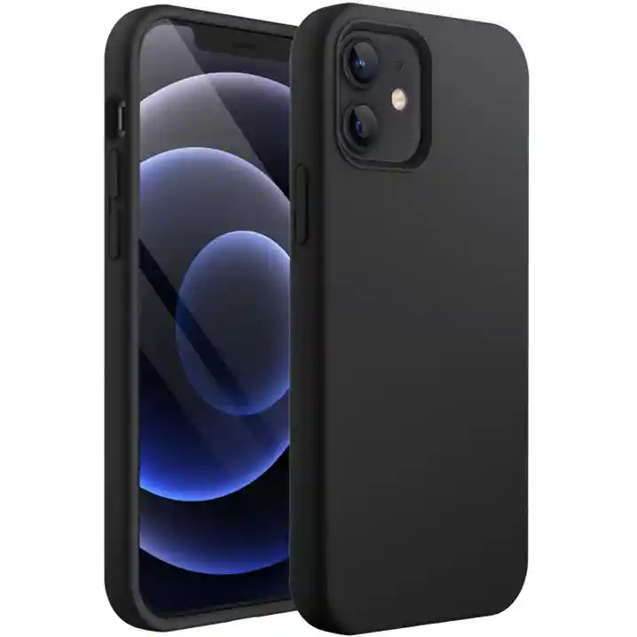 Silicon Case Iphone 12/12 Pro Negro