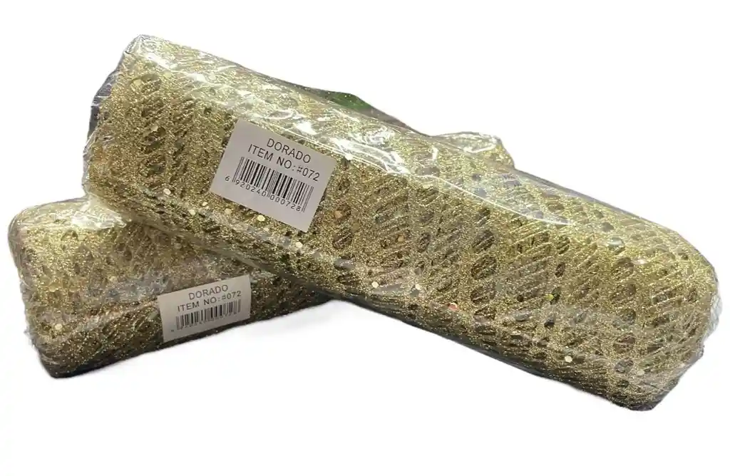 Malla Navideña 25cm X 4.6m Decoracion Navideña