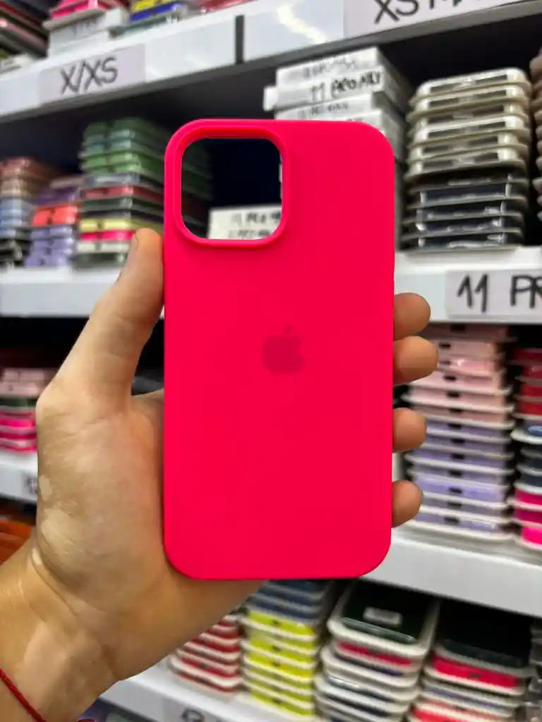 Iphone 15 Pro Max | Color Barbie Electrico | Silicone Case | Rigido | Carcasa Protectora | Antihumedad
