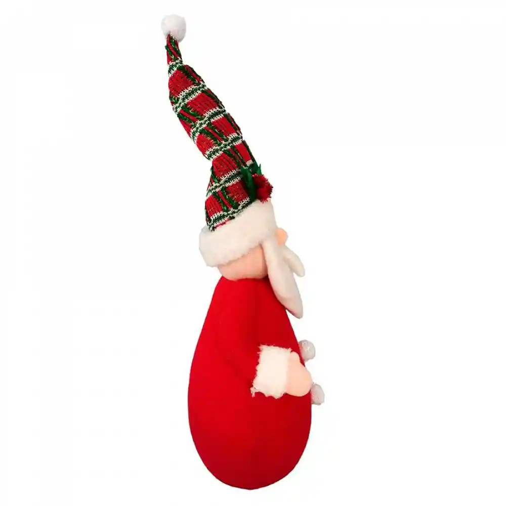 Muñeco Santa Parado Bajo Rojo Santini