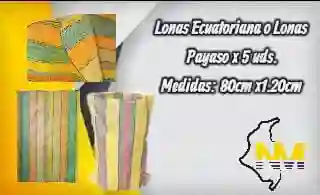 Lona Ecuatoriana O Payaso * 5 Unds