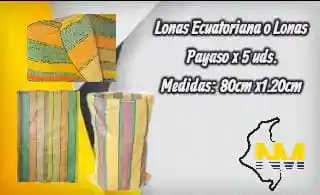 Lona Ecuatoriana O Payaso * 5 Unds