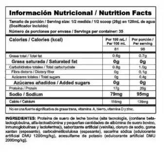 Proteina Vainilla Premium X2lb Bi-pro