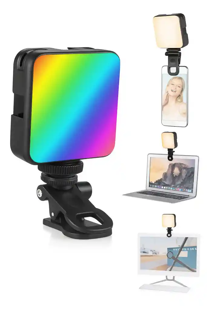 Luz Selfie Colores Rgb Recargable Ay 83