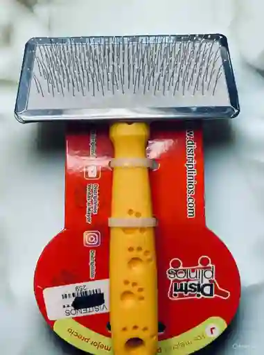 Cepillo Para Peinar Mascotas Cerdas Metalica Tamaño Pequeño Para Perros Y Gatos