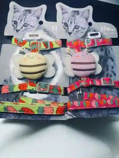 Collar Pechera Diseño De Frutas Para Mascotas Perros Y Gatos