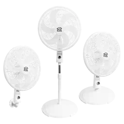 Ventilador 18" 6 Aspas 3 En 1 Blanco