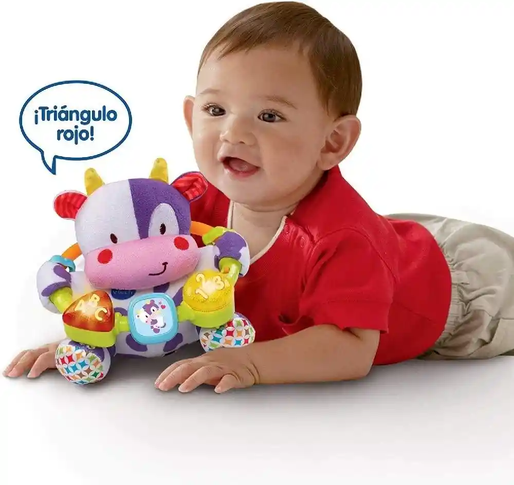 Juguete Estimulación Vaquita Con Luces Y Sonidos Para Niños
