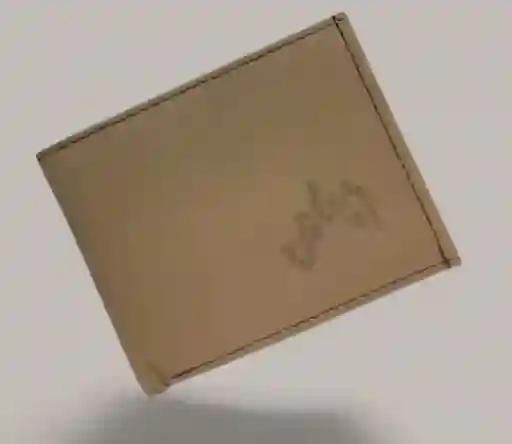 Billetera Hombre Color Beige Cuero Genuino De Alta Calidad