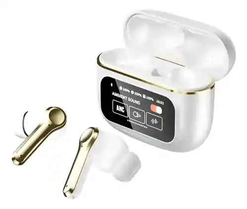 Audífonos Yx30 Pro Con Estuche Led Táctil Y Anc