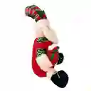 Muñeco Santa Sentado Rojo Santini