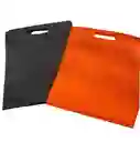 Bolsas Cambrel Negro Y Naranja 25x30 Cms
