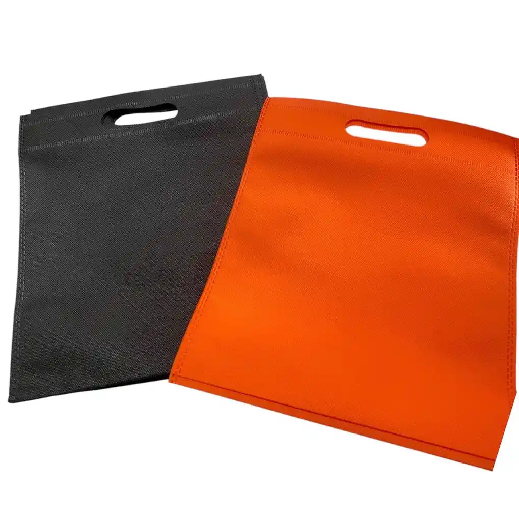 Bolsas Cambrel Negro Y Naranja 25x30 Cms
