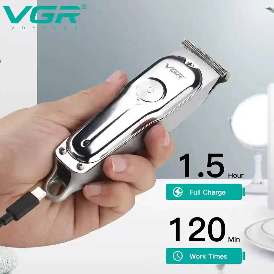Patillera Recargable Vgr 071 - Potencia Silenciosa, Precisión Impecable