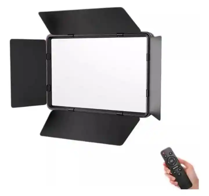 Aro De Luz Panel Reflector De Luz Fotografía Luz Led Lámpara Con Tripode Negro Blanco Neutro