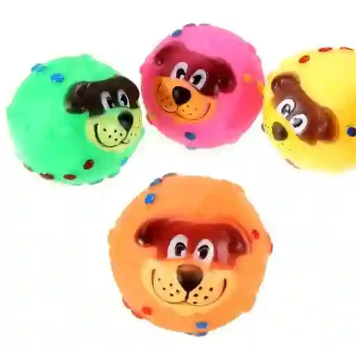 Juguete Masticable En Plastico Suave Con Sonido Para Mascota En Forma De Pelota Para Perros Y Gatos