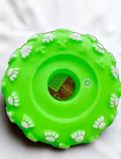 Juguete Masticable En Plastico Suave Con Sonido Para Mascota En Forma De Neumatico Para Perros Y Gatos
