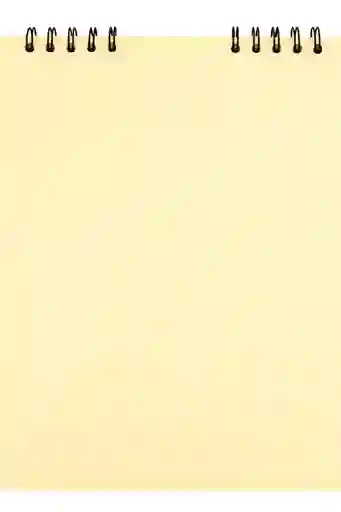 Bitacora Opalina Tamaño Carta Color Amarillo Pastel Portada Personalizable