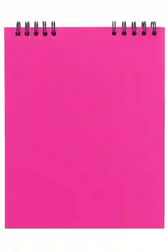 Bitacora Opalina Tamaño Carta Color Fucsia Portada Personalizable