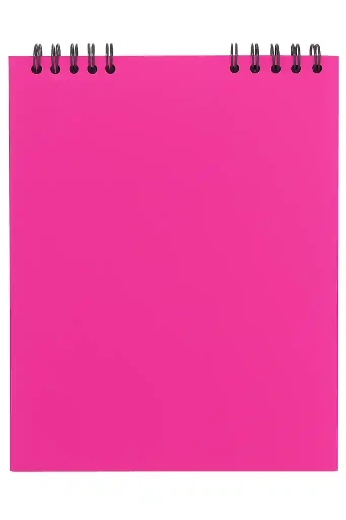 Bitacora Opalina Tamaño Carta Color Fucsia Portada Personalizable