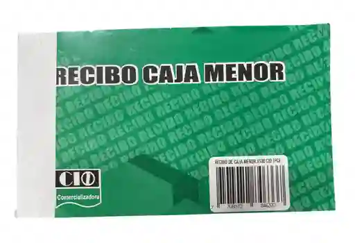 Talonario Recibo Caja Menor X100 Uso Oficina/empresa