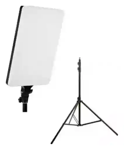 Aro De Luz Panel Rl16 De Fotografia Con Tripode Negro Blanco Frío