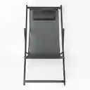 Silla Exterior Ubl Playera Plegable 61x81x100cm Negro