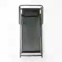 Silla Exterior Ubl Playera Plegable 61x81x100cm Negro