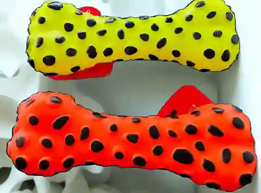 Juguete Masticable En Plastico Suave Con Sonido Para Mascota En Forma De Hueso Para Perros Y Gatos