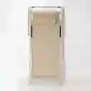 Silla Exterior Ubl Playera Plegable 61x81x100cm Beige Acero