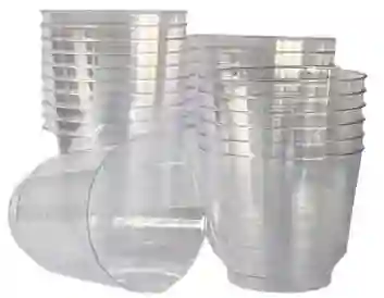 Paquete De Vasos Plasticos Acrilicos Para Whisky Por 20 Unidades
