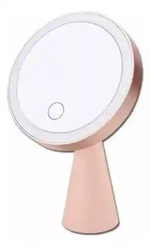 Espejo De Maquillaje Led De 3 Niveles Recargable Usb 11314 Color Del Marco