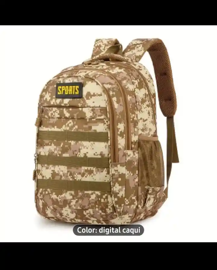 Maletas, Mochila, Morral De Camuflaje