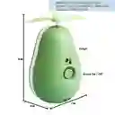 Espejo Aguacate De Maquillaje Luz Led Ventilador Recargable