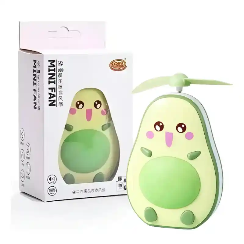 Espejo Aguacate Con Led Y Ventilador Diseño Decorativo Multifuncional