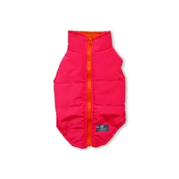 Chaleco M Fucsia Cremallera Naranja