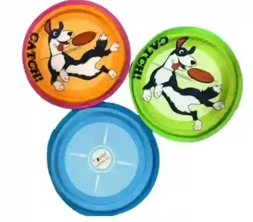 Juguete Tipo Frisbee Disco En Forrado Para Mascota Para Perros Y Gatos