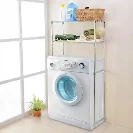 Estante Organizador De Baño Lavadora Soporte Ajustable