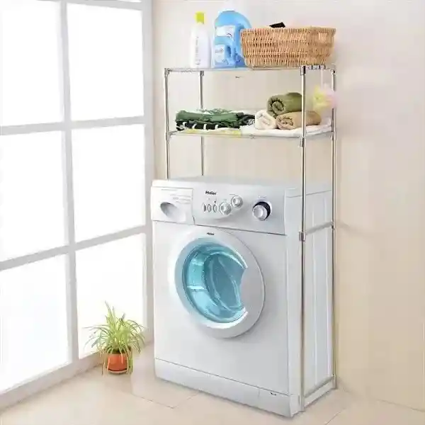 Estante Organizador De Baño Lavadora Soporte Ajustable