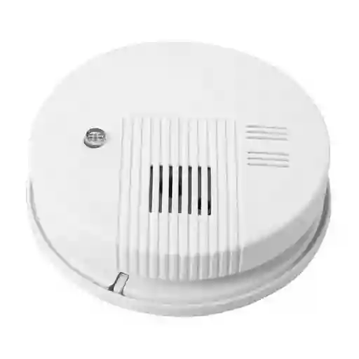 Sensor Detector De Humo Con Alarma Y Pila 9v