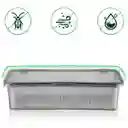 Organizador Porta Utensilios Multiusos Contenedor 1.5 Lt X 2 Unidades