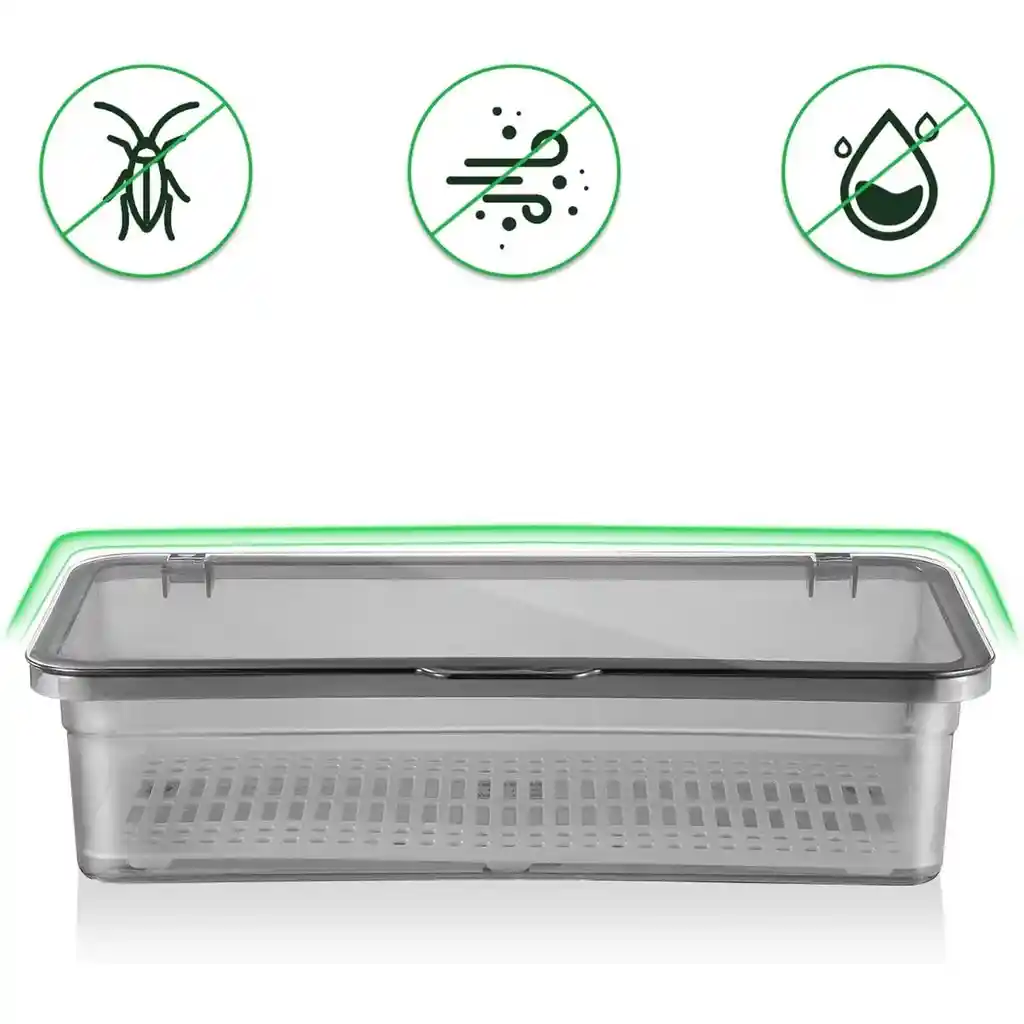 Organizador Porta Utensilios Multiusos Contenedor 1.5 Lt X 2 Unidades