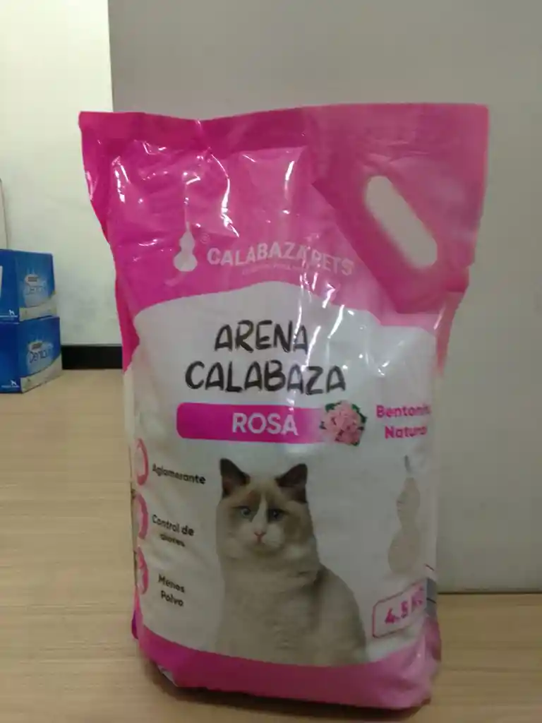 Arena Para Gatos Calabaza Rosa De 4.5 K