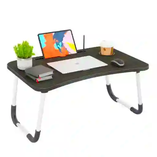 Mesa De Escritorio Portatil Ergonomico Soporte Para Pc Negro