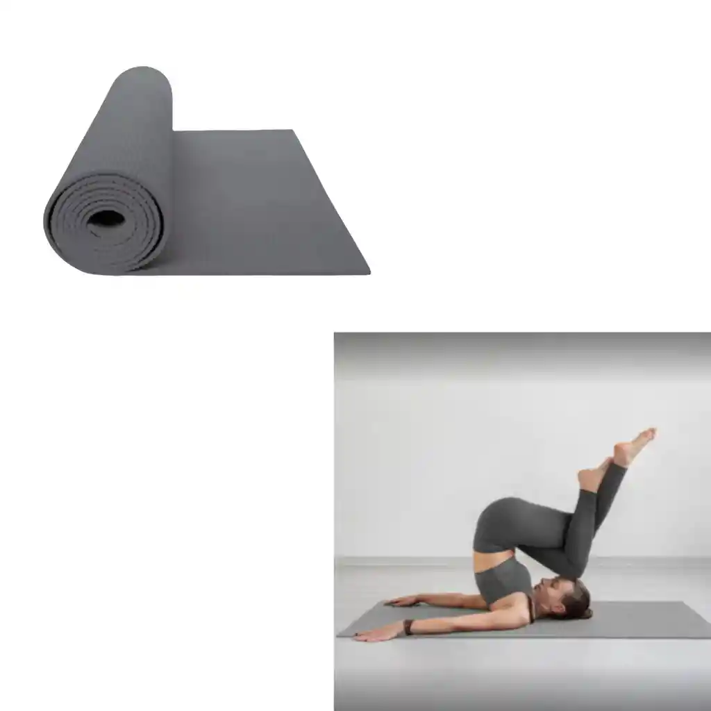 Colchoneta Para Yoga (pvc) Fl17-105 Sportfitness Gris
