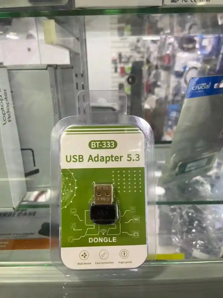 Adaptador Bluetooth 5.3 Usb Dongle Compatible Con Windows 7-11 Y Mac, Chip Realtek, Conexión Estable, 20m De Alcance, Plug & Play