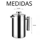 Cafetera Prensa Francesa De Doble Pared Acero Inoxidable