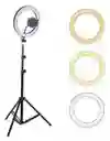 Aro Luz Led 33cm Median Luz Blanca Cálida Fría Con Trípode
