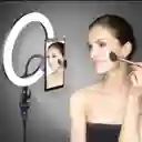 Aro Luz Led 33cm Median Luz Blanca Cálida Fría Con Trípode