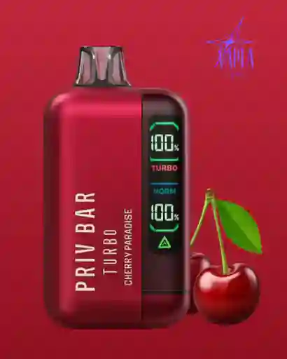 Vaporizador Desechable Priv Bar 15.000 Puff Cereza Ice
